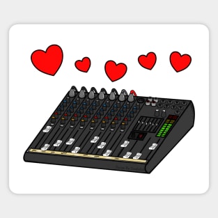 Valentines Sound Engineer Musician Magnet